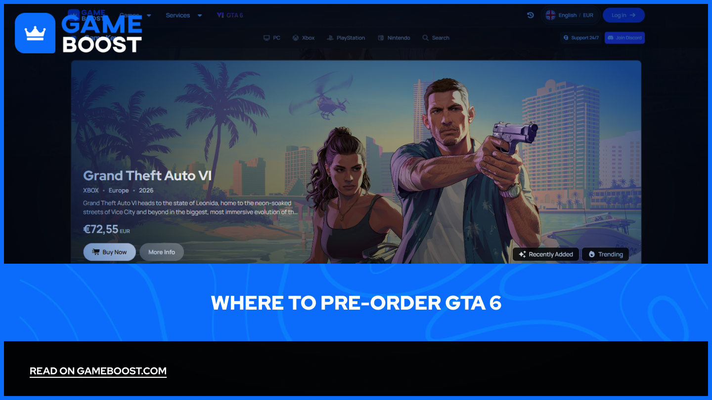 Къде да направите предварителна поръчка за GTA 6 (Топ 5 уебсайта)