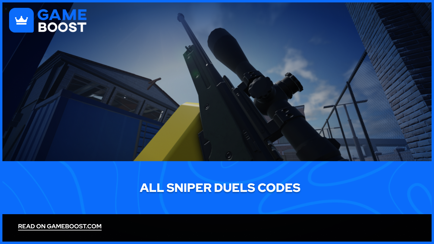 All Sniper Duels Codes (July 2026)