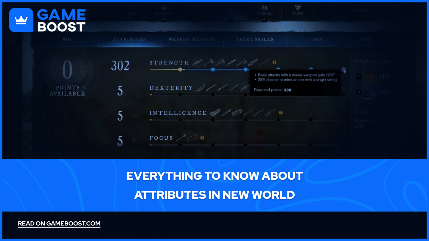 Tutto quello che c'è da sapere sugli Attributi in New World