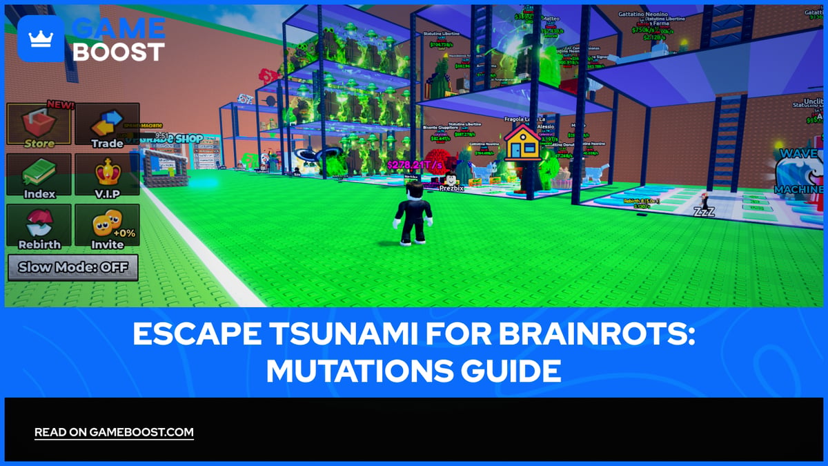 Escape Tsunami for Brainrots: Guía de Mutaciones