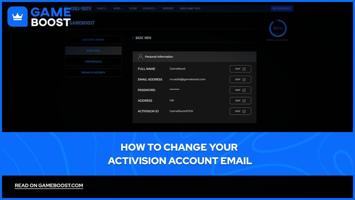 How to Change Your Activision Account Email