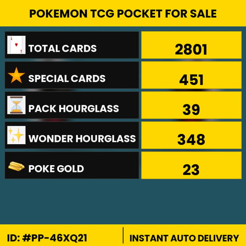 Pokemon TCG Pocket Accounts for Sale | GameBoost Pokemon TCG Pocket Accounts for Sale | GameBoost