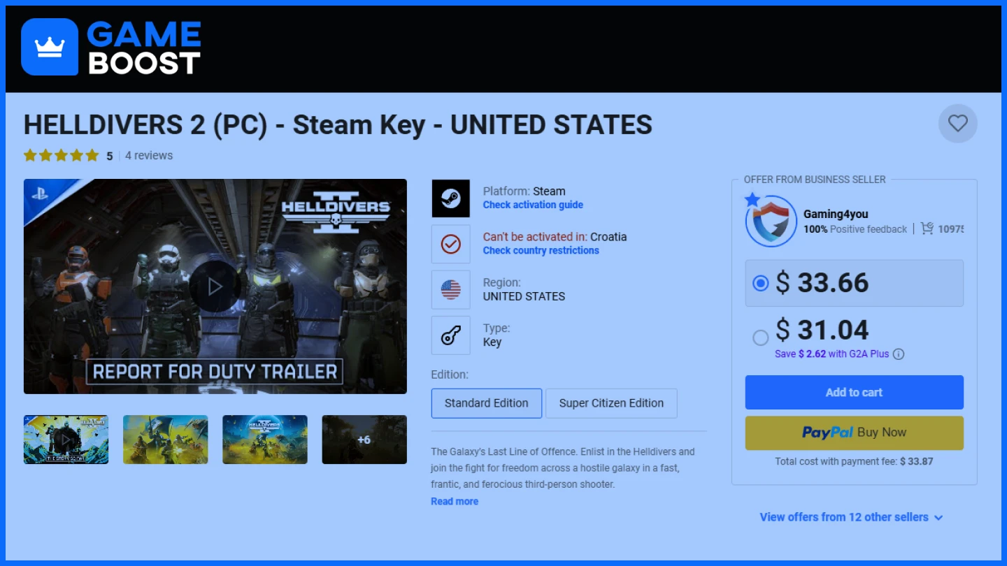 g2a helldivers 2