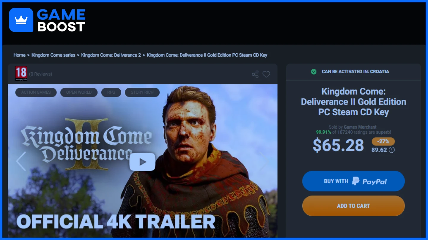 kinguin kingdom come deliverance 2 gold edition
