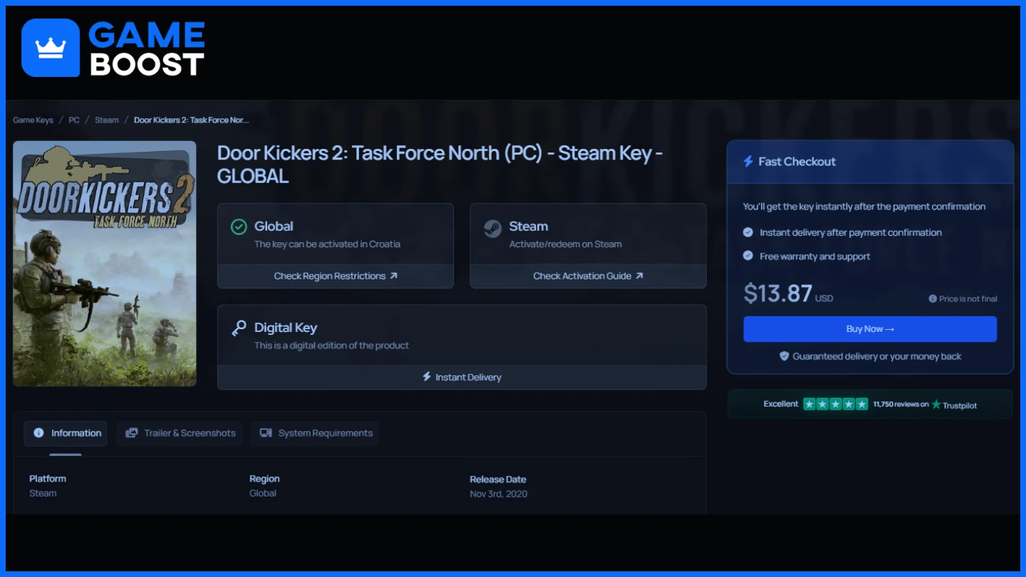 gameboost door kickers 2 