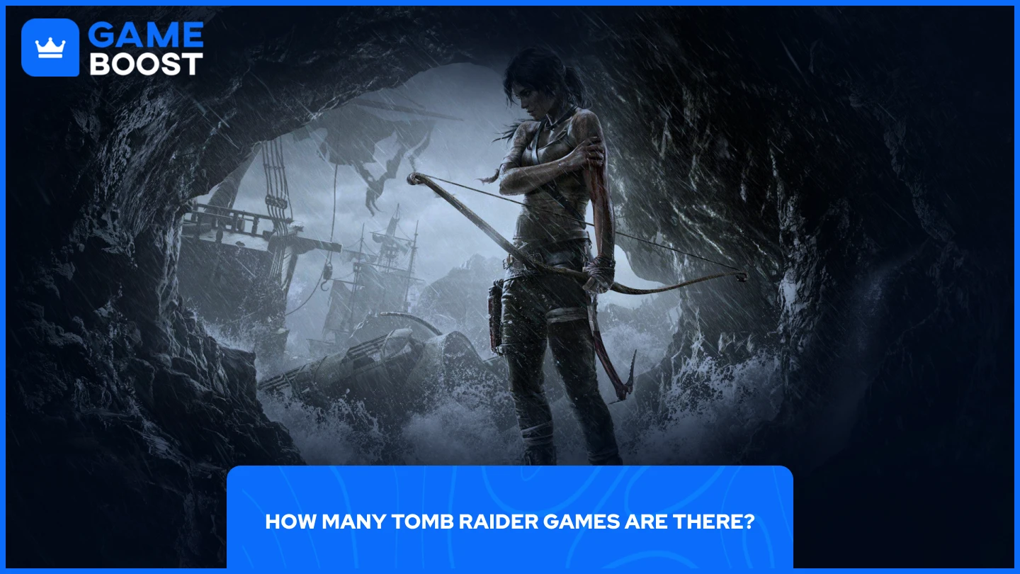 o poză cu Lara Croft rănită într-o peșteră