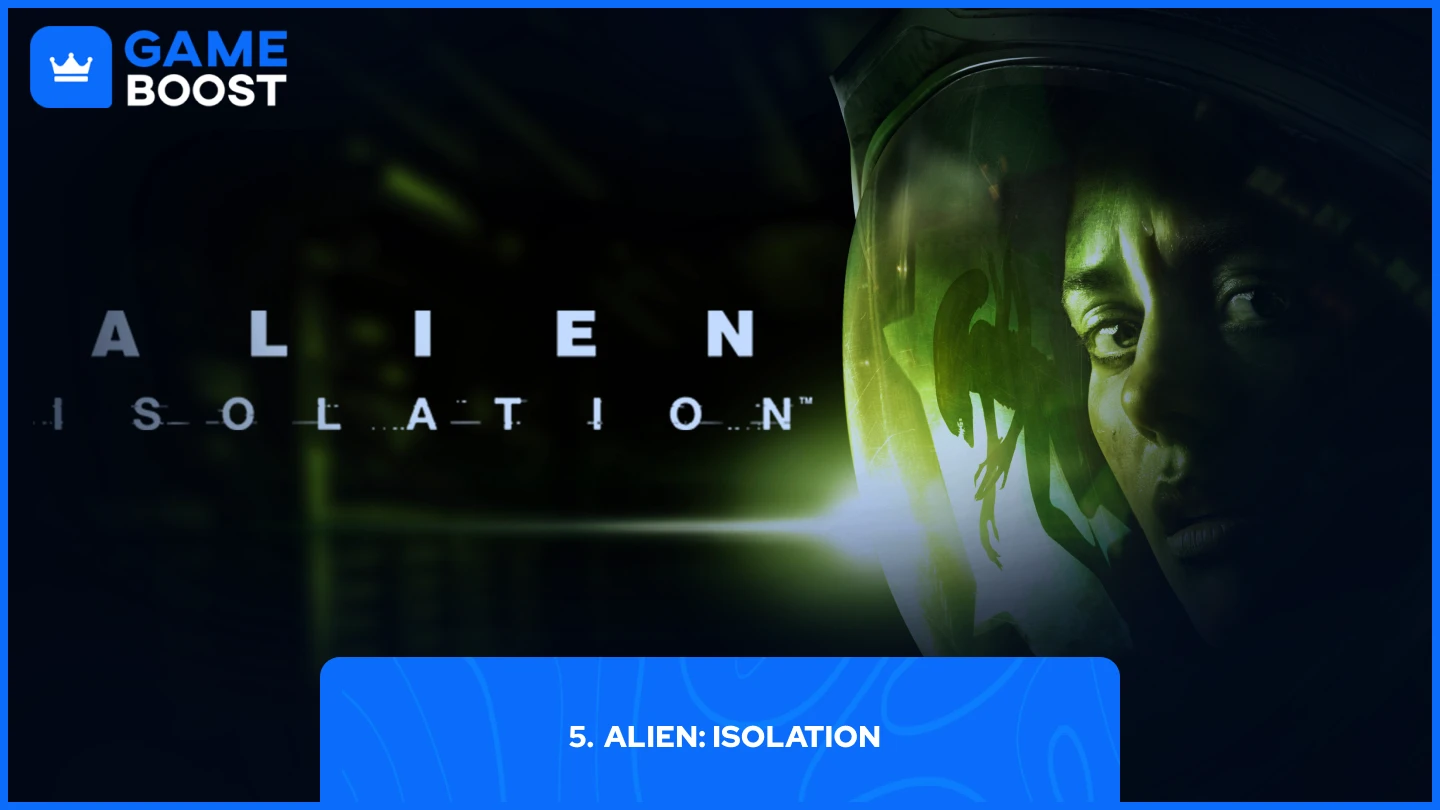 a picture for Alien: Isolation, showing Amanda Ripley's face
