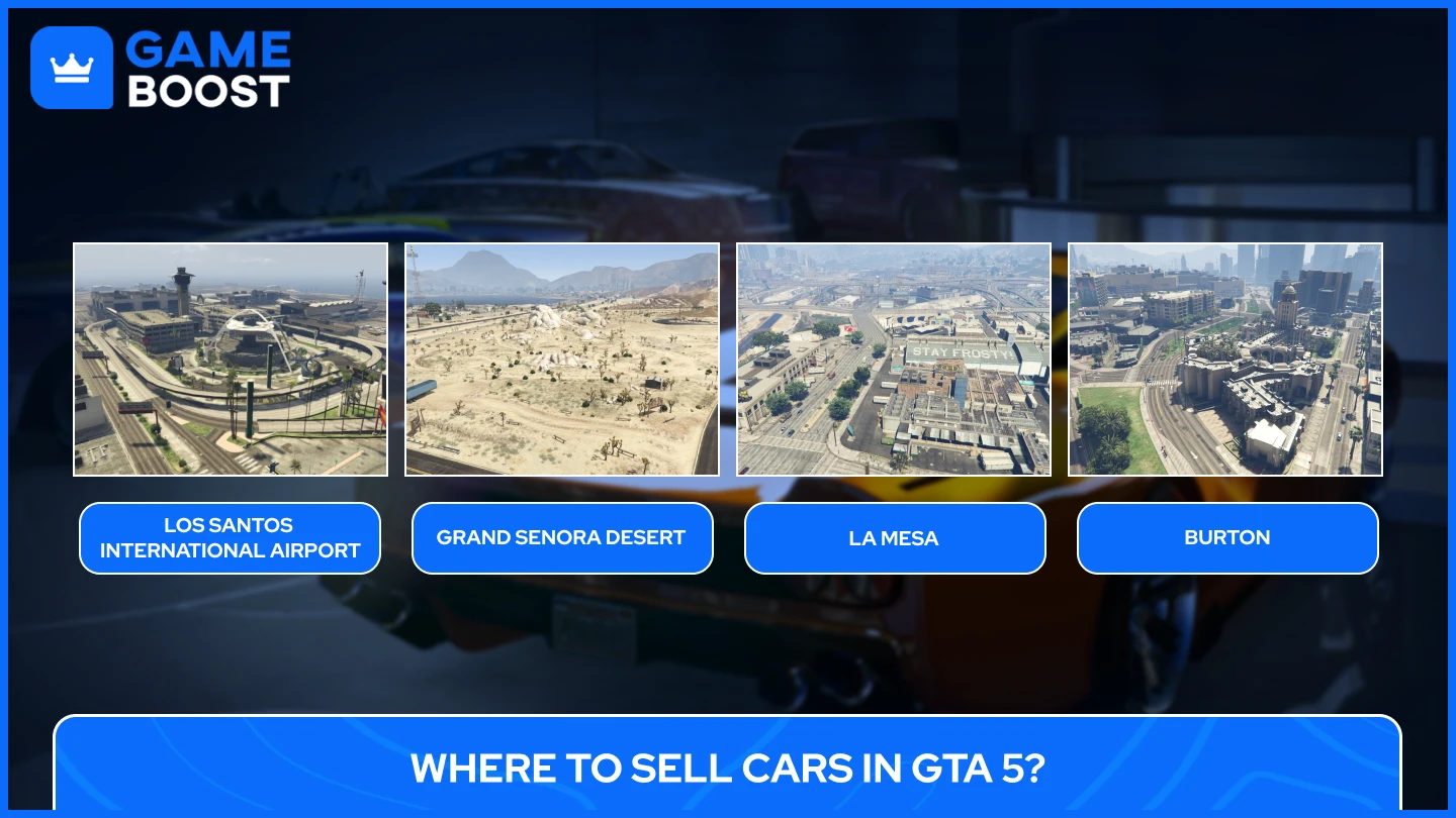 where to sell cars gta 5
