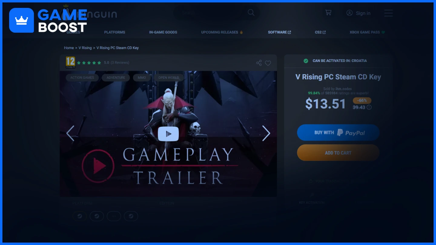 kinguin v rising