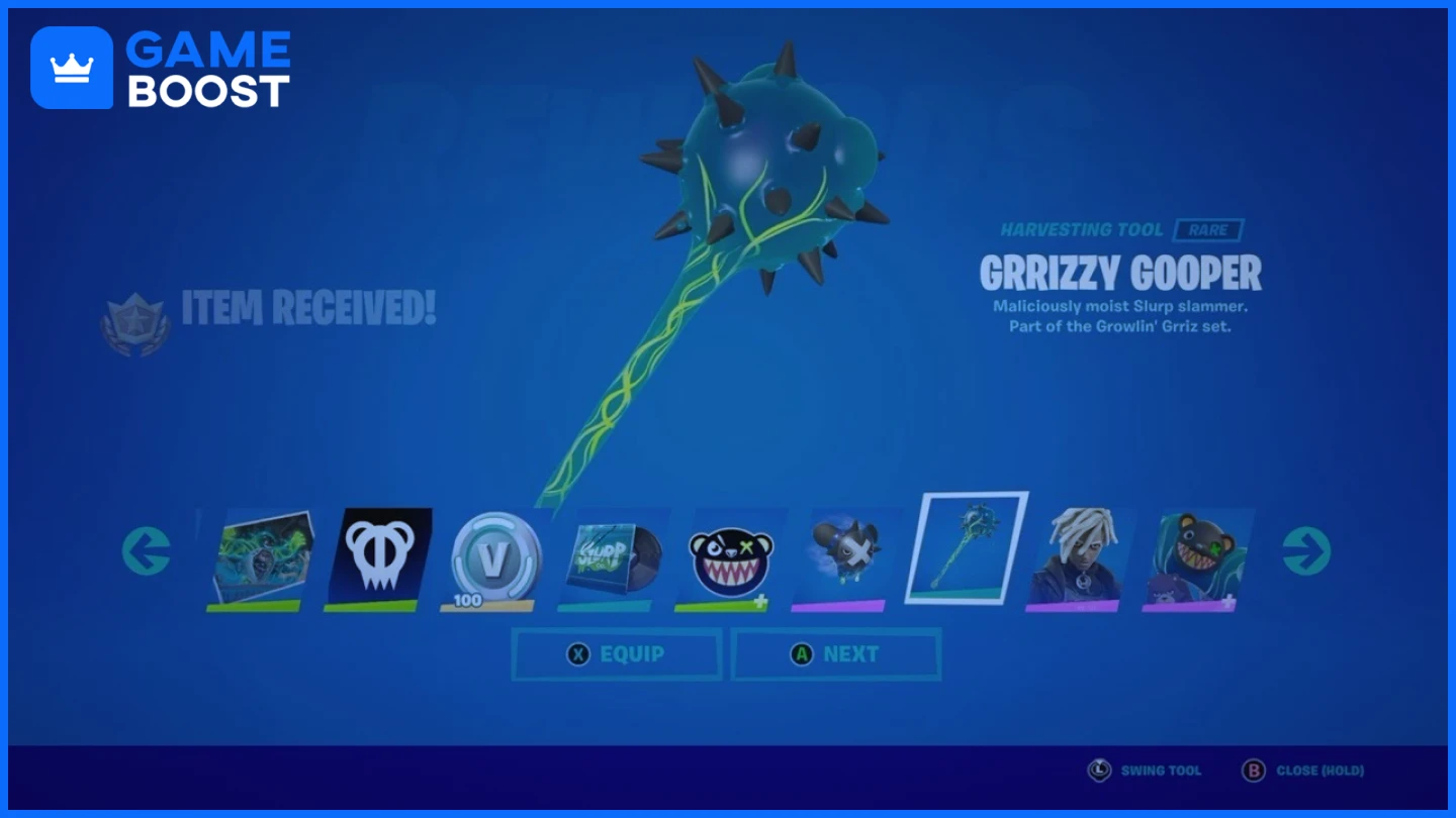 grrizzy gooper fortnite axe