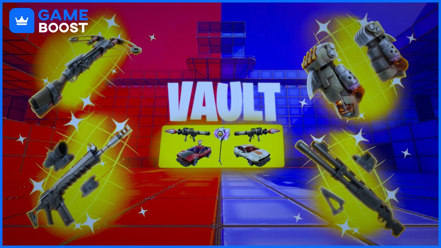 cool red vs blue fortnite xp map