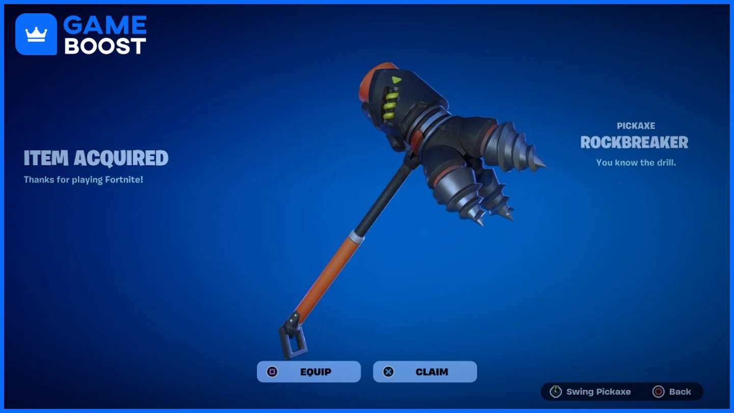 brise-roche axe fortnite