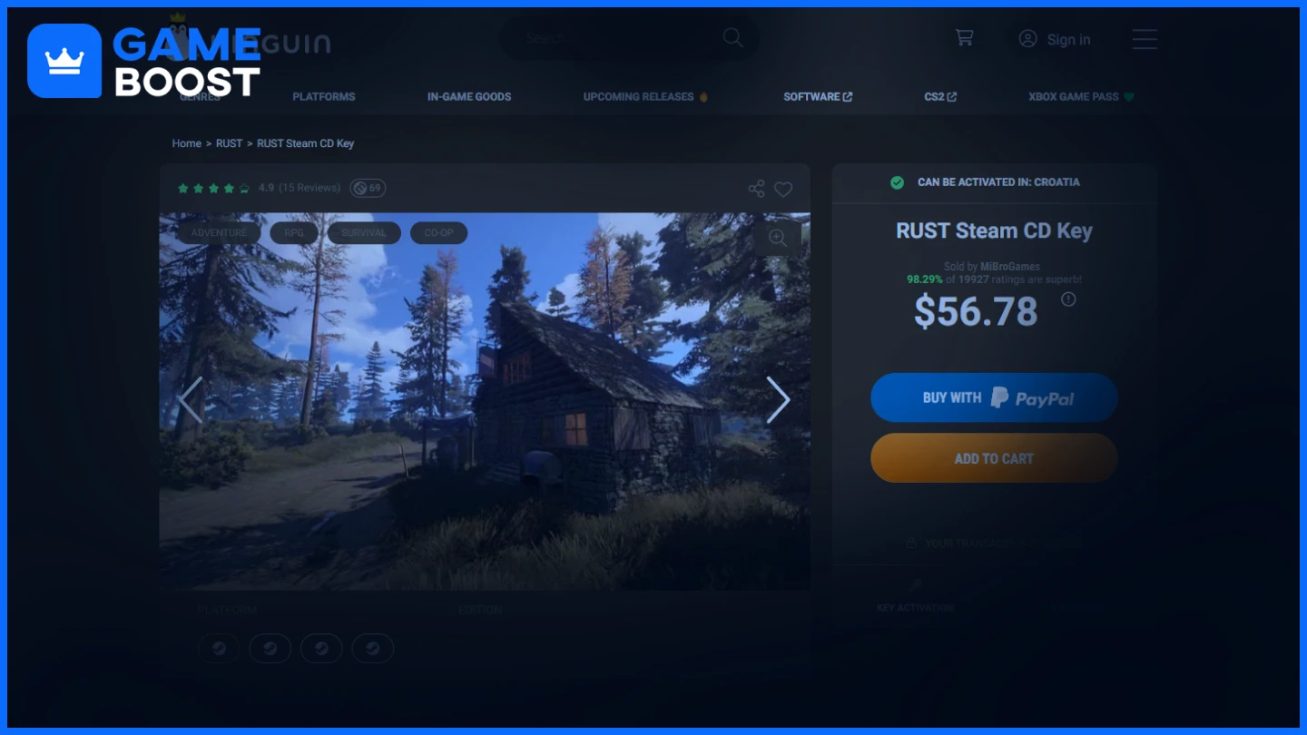 kinguin rust