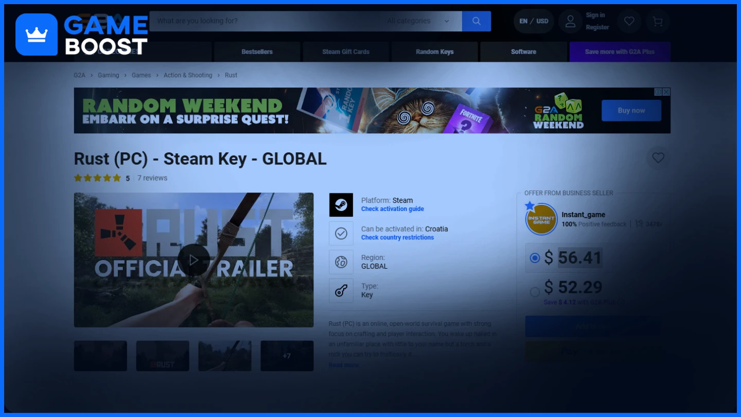 g2a rust