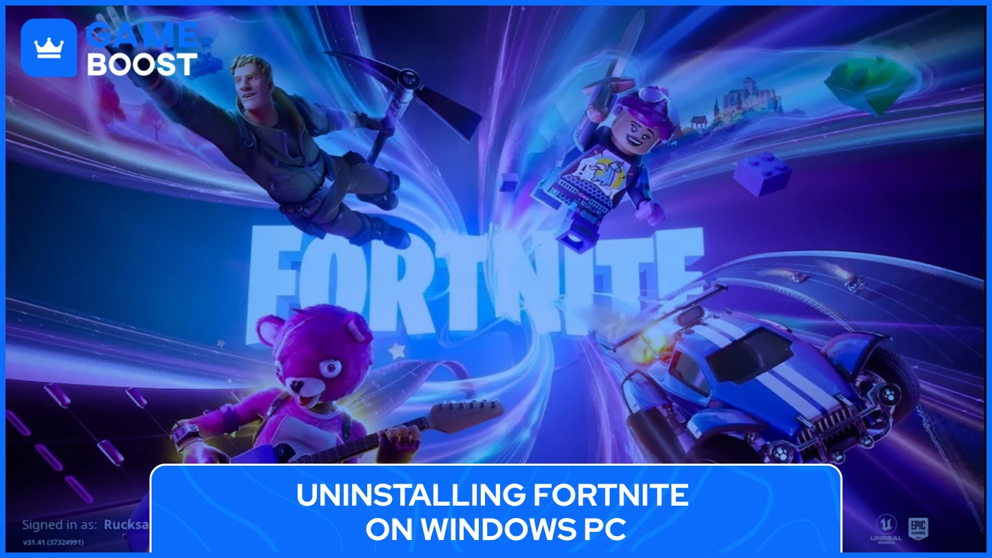 uninstalling fortnite on windows