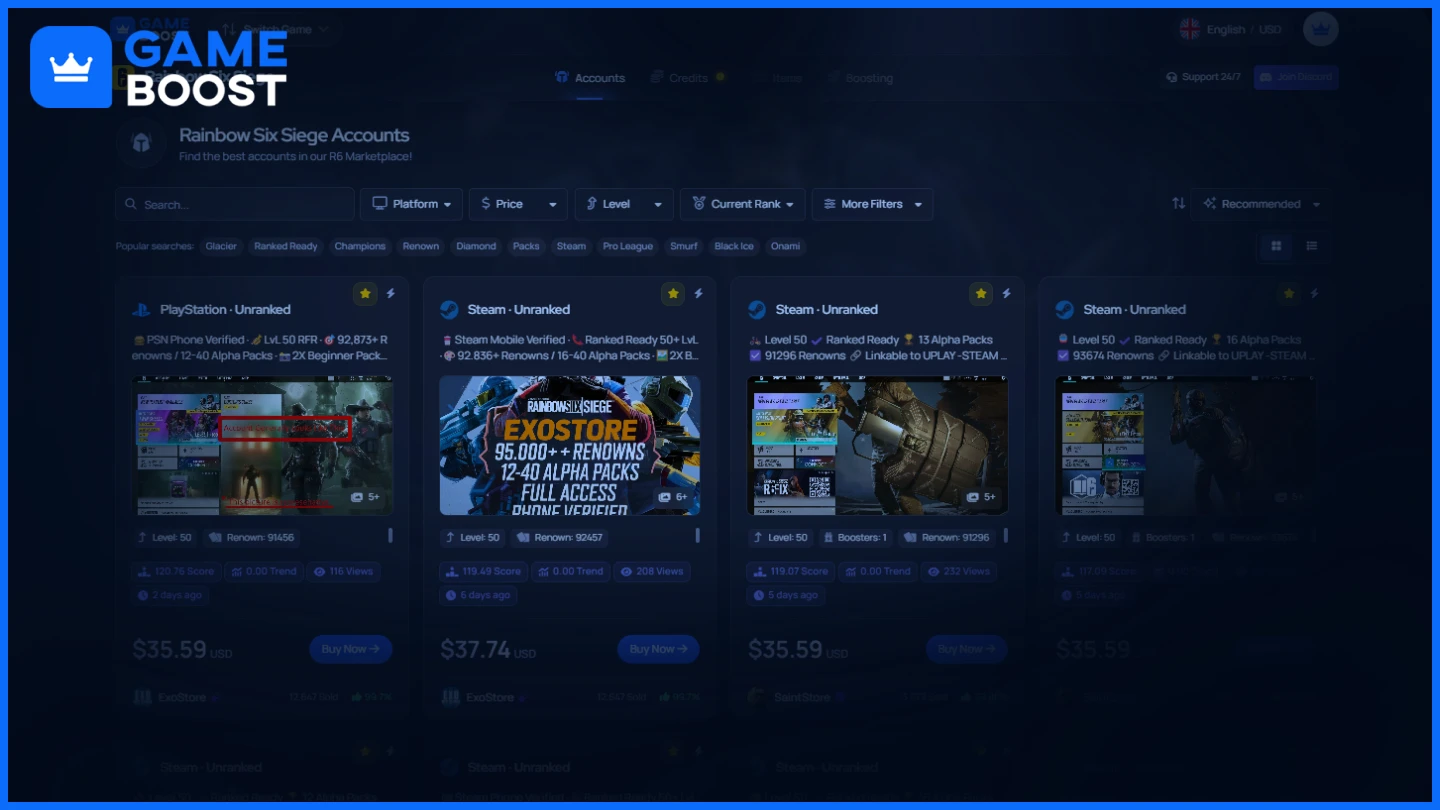 gameboost rainbow six siege