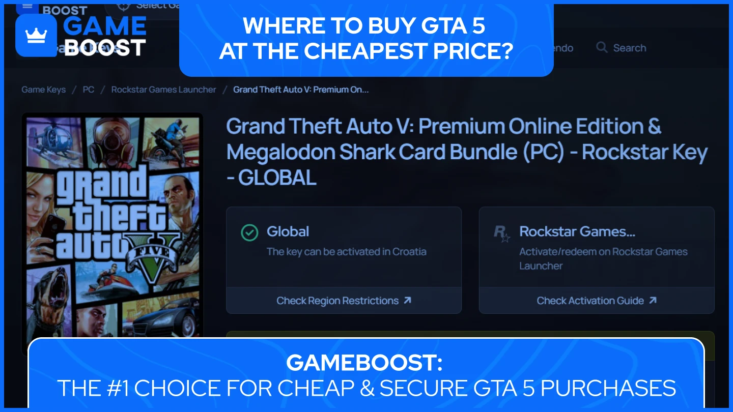 gameboost购买gta 5