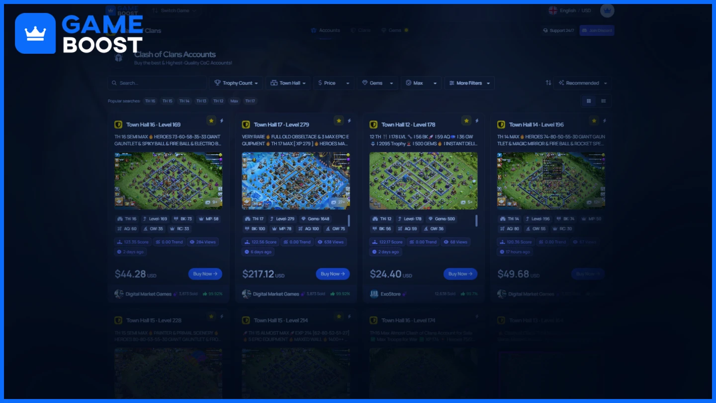 gameboost clash of clans