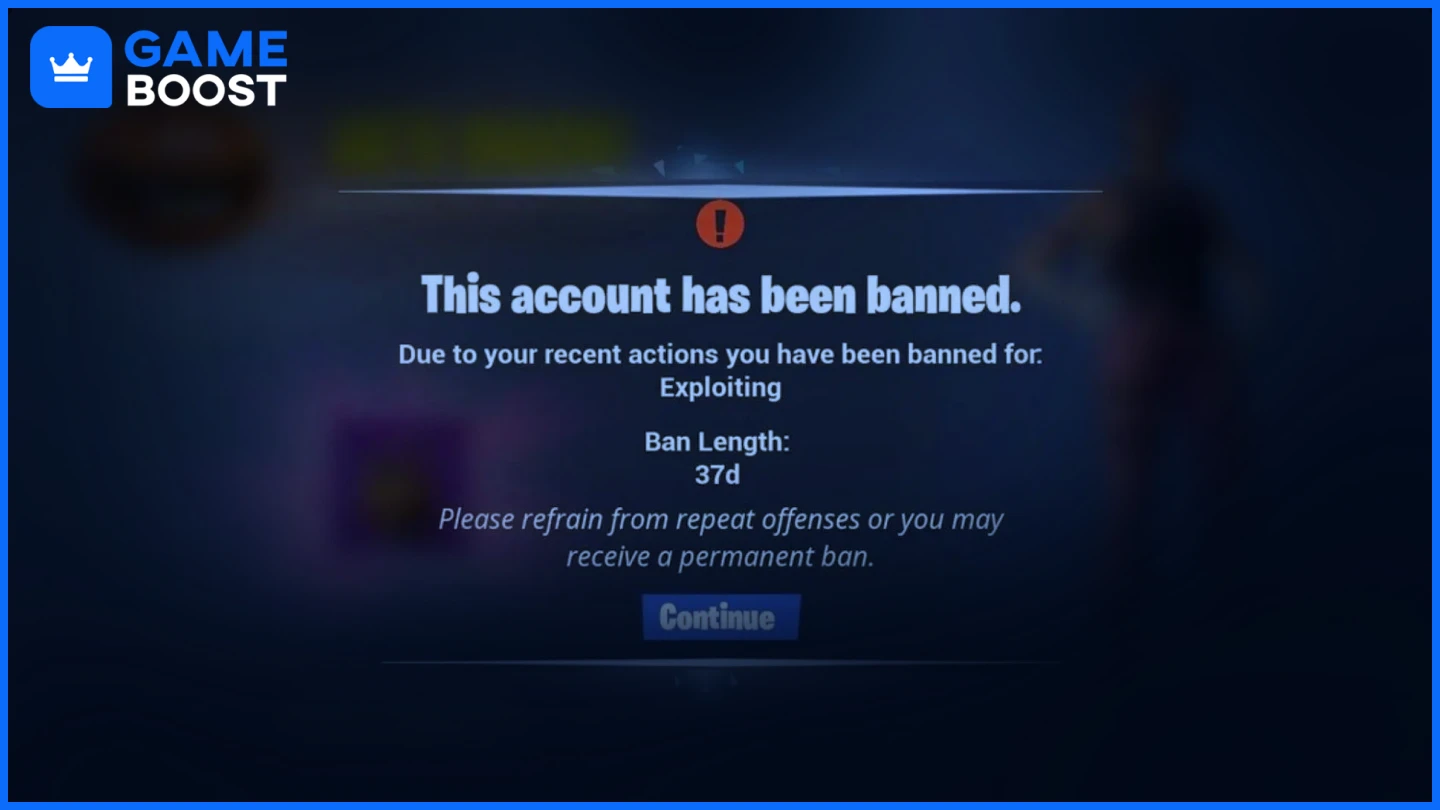 fortnite ban