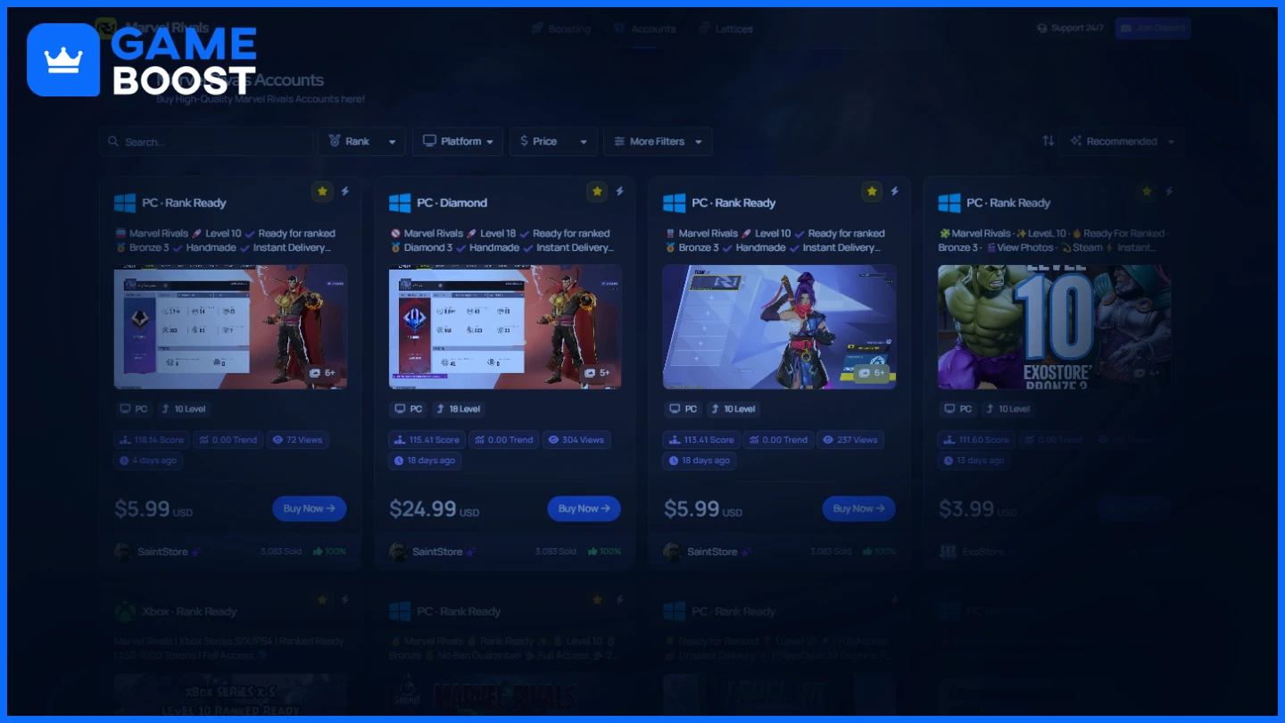 gameboost marvel rivals
