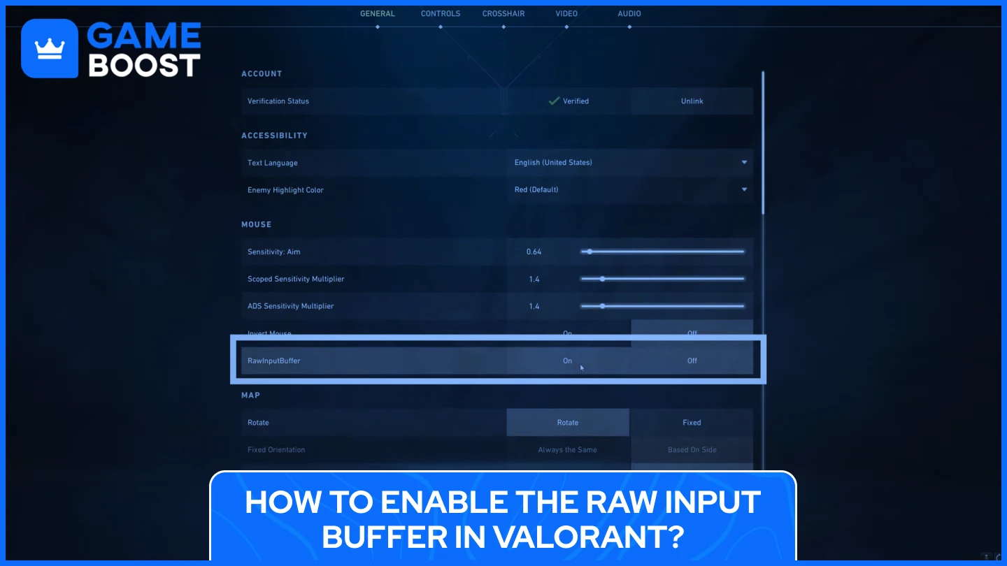 how to enable the raw input buffer in valorant
