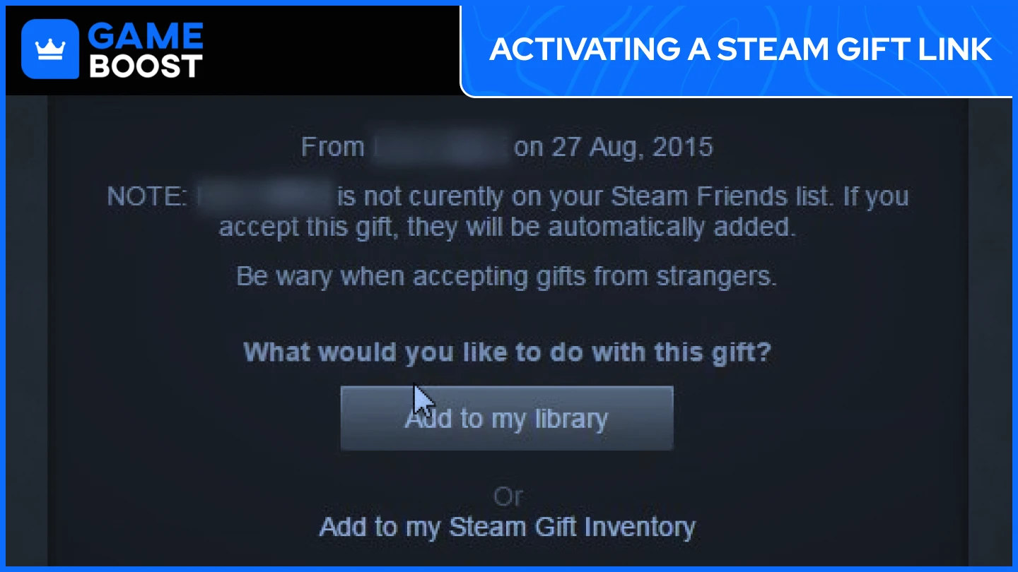 adding steam game to library