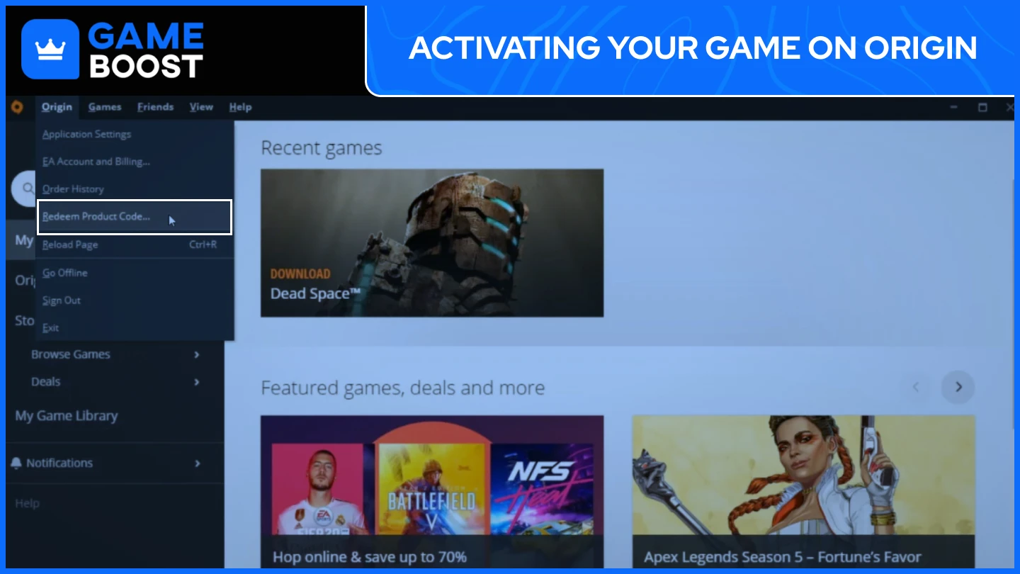 origin code redemption