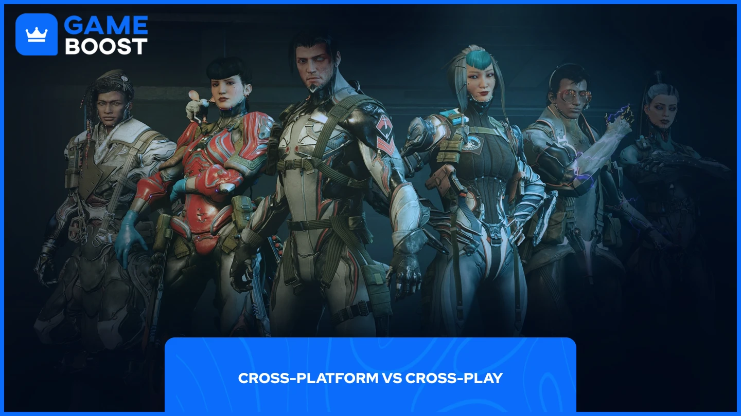 a picture of a group of Warframe characters