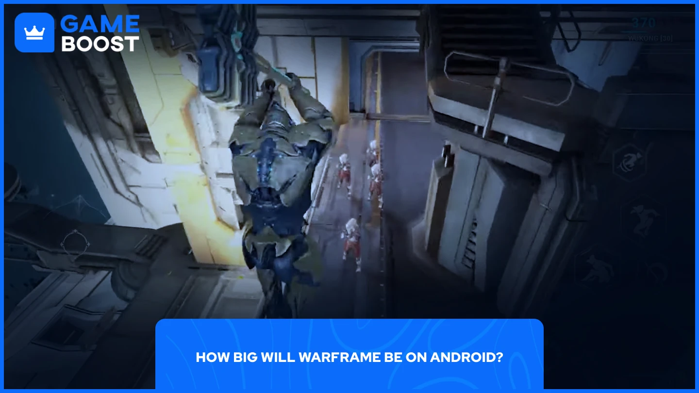a picture of a warframe about to fight