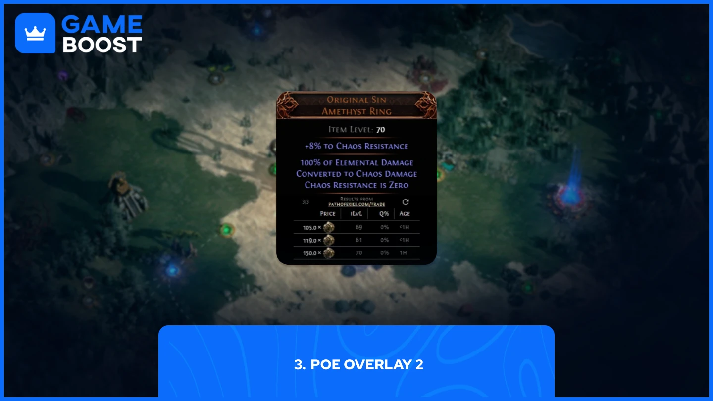 a picture of an overlay for an item featuring its price