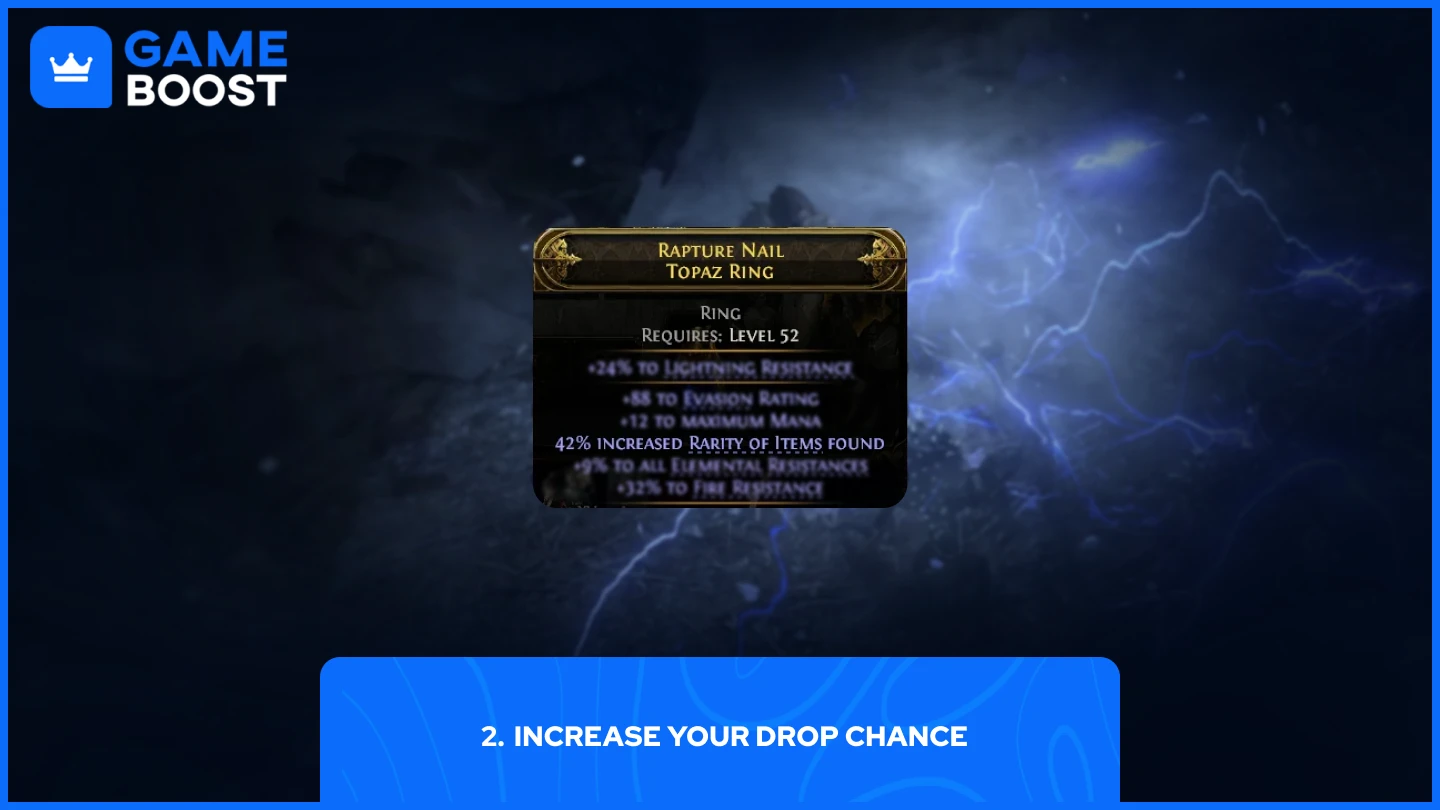 a picture for stats of an item in poe 2