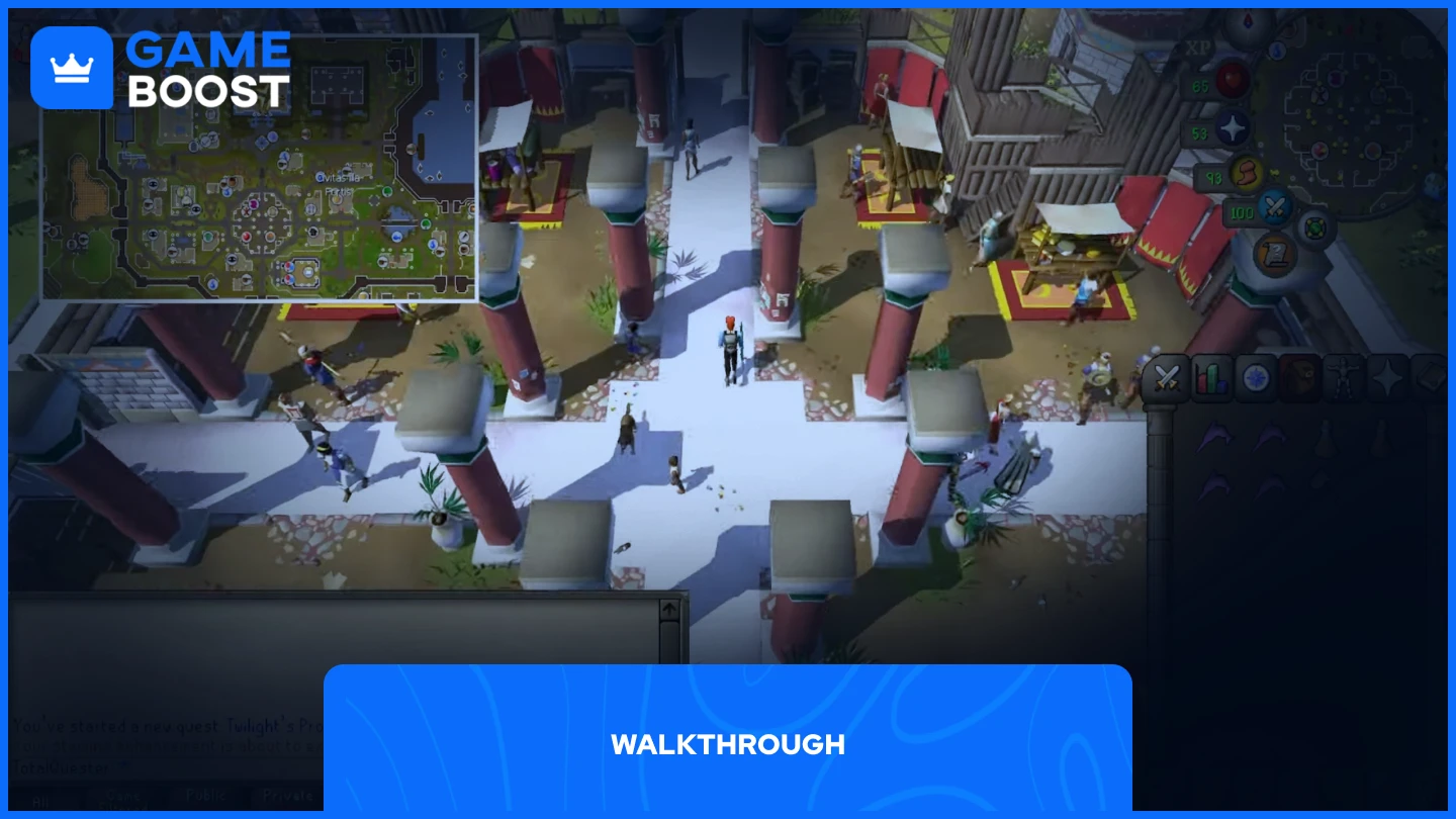 a picture for an osrs player walking