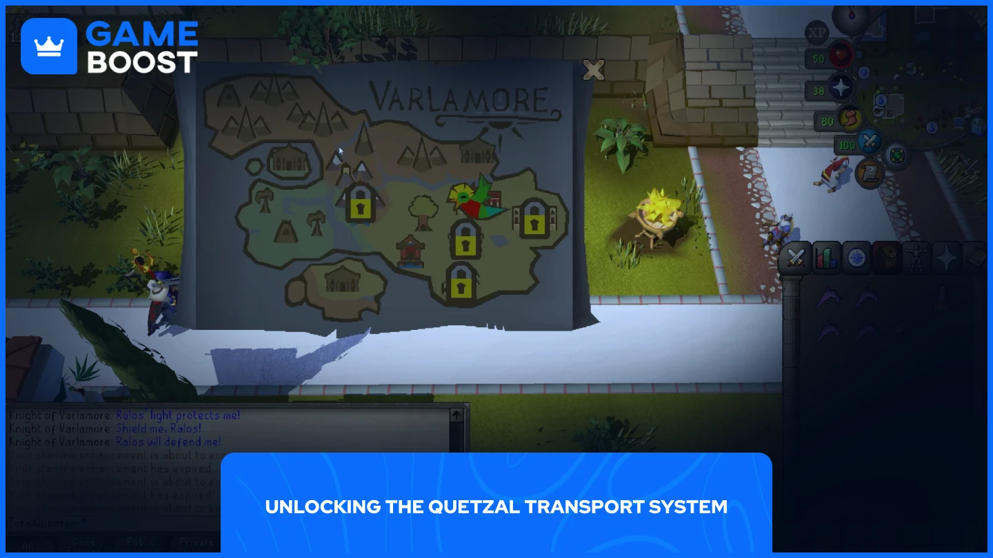 a picture of varlamore map