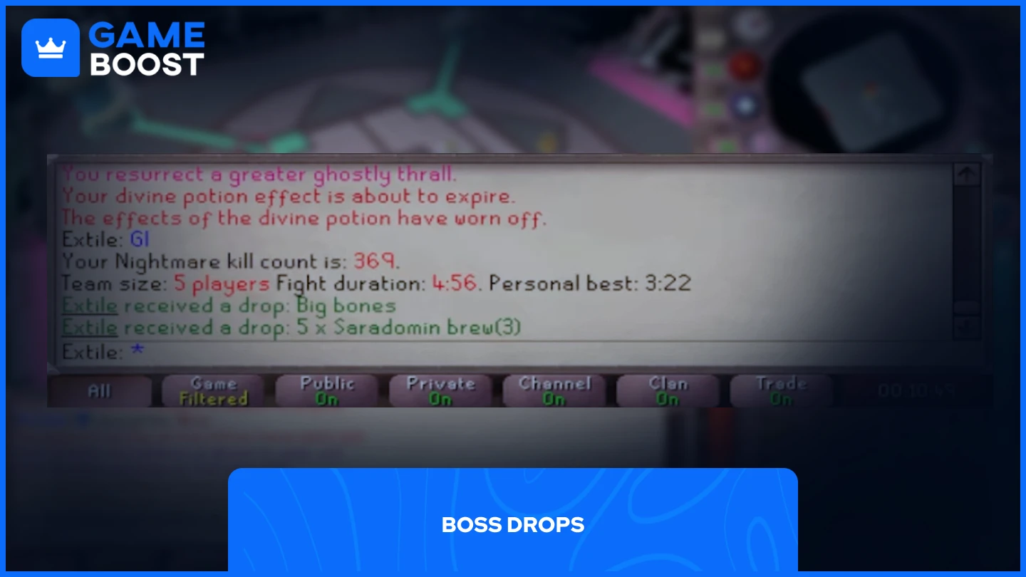 a picture for an in-game info about receiving a drop