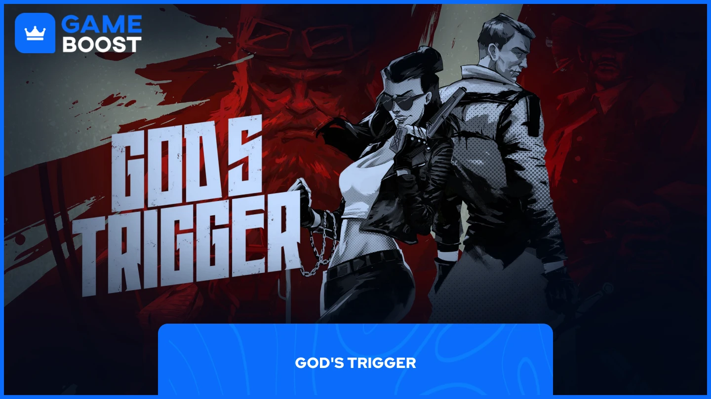 a picture featuring God's Trigger protagonists 