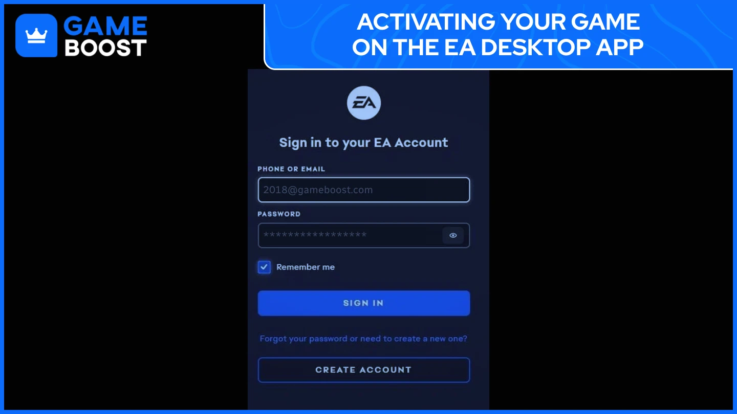 ea app sign in