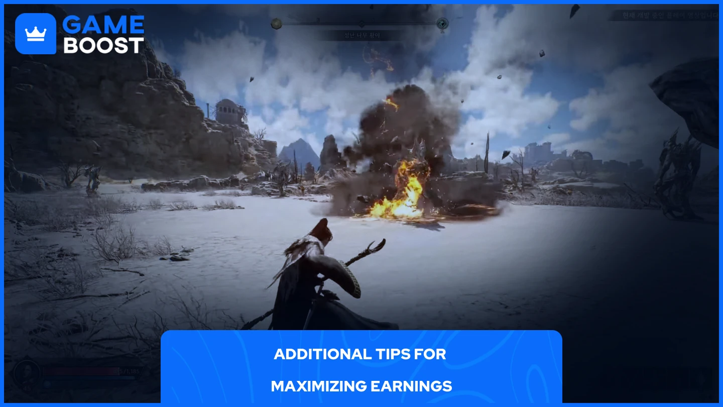a picture of a player fighting a monster in throne and liberty