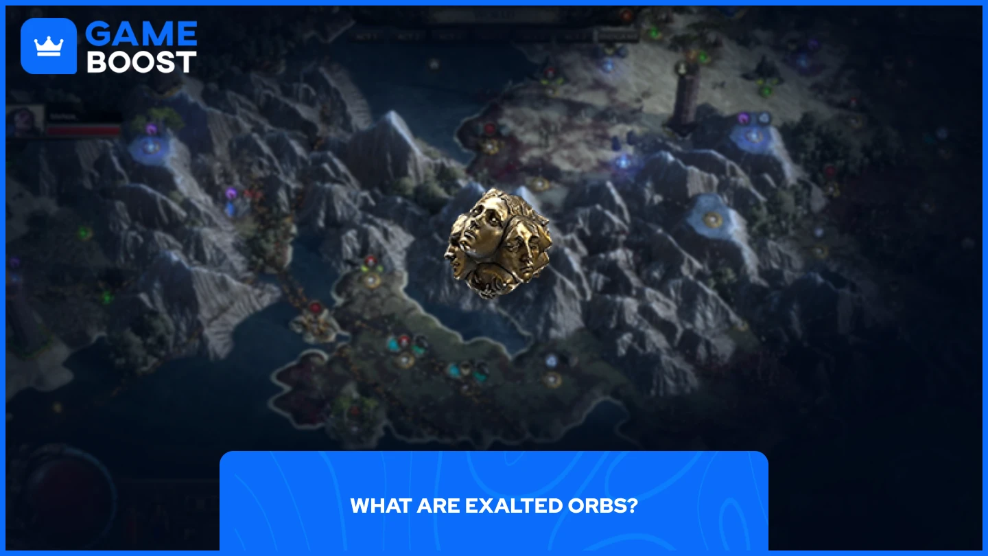 een afbeelding van de exalted orb in poe 2