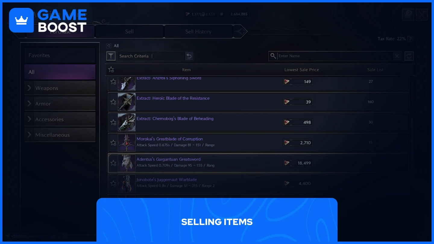 a picture of throne and liberty marketplace