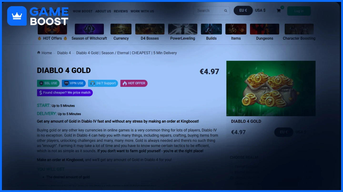 kingboost diablo 4 gold 