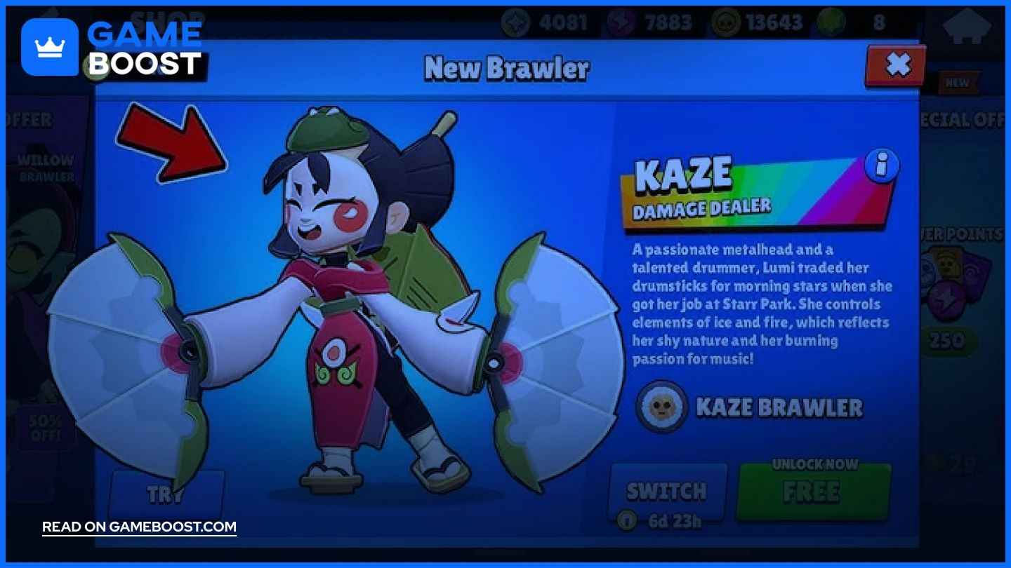 kaze brawl stars