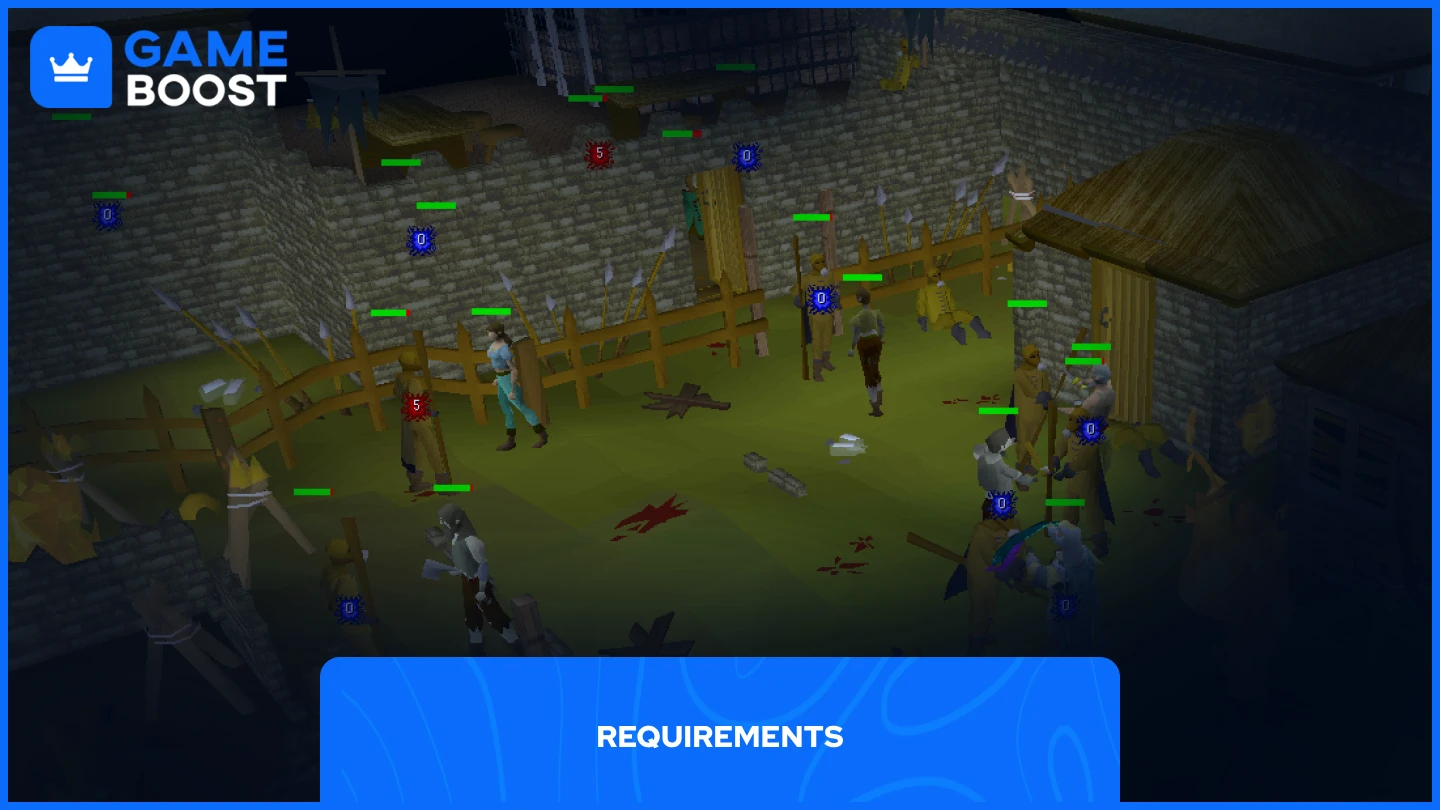 a picture of multiple players fighting in osrs