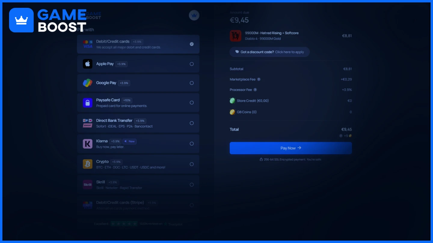 gameboost diablo 4 gold purchase