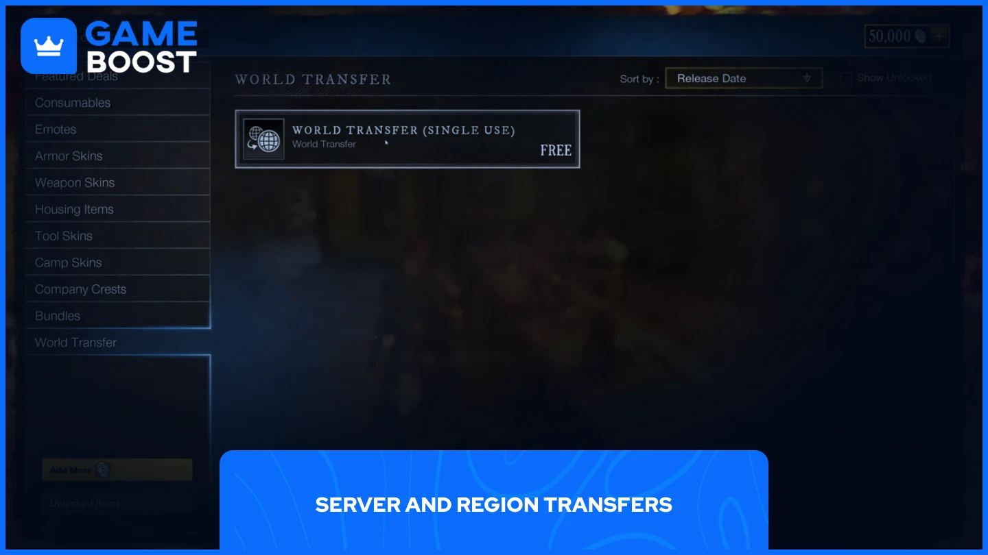 a picture of a world transfer item in new world