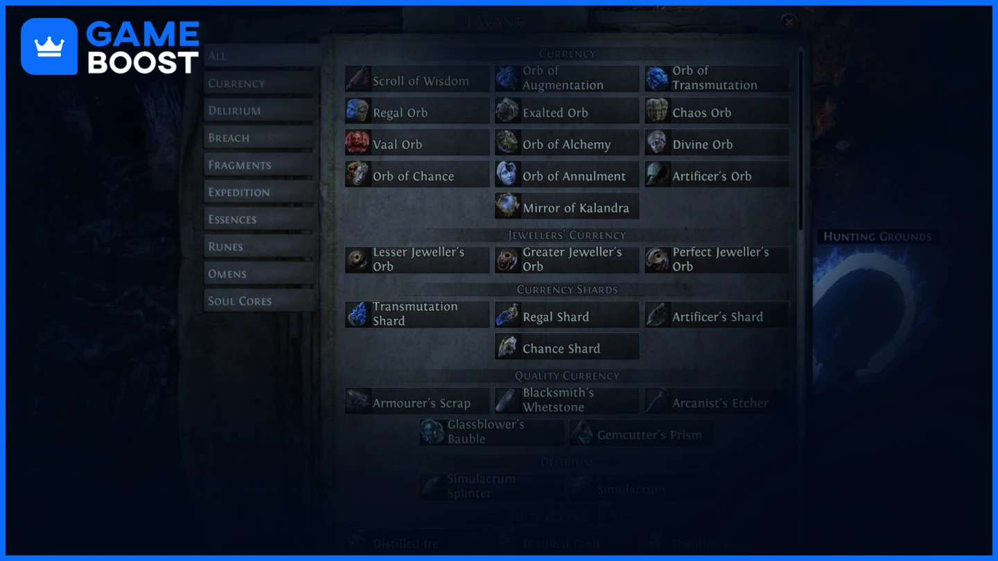 poe 2 currency exchange