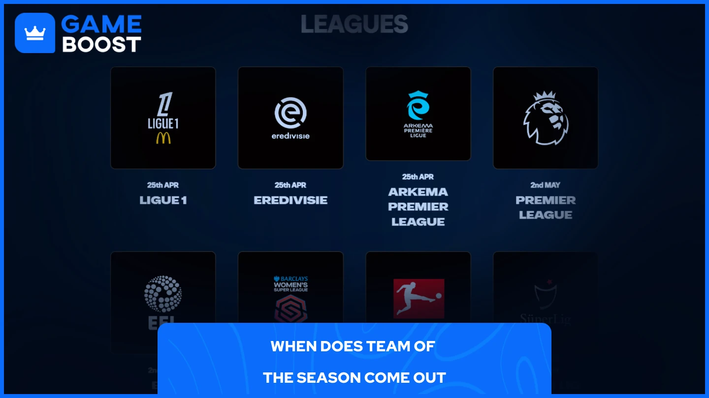 a picture of team of the season eligible leagues in fc 25