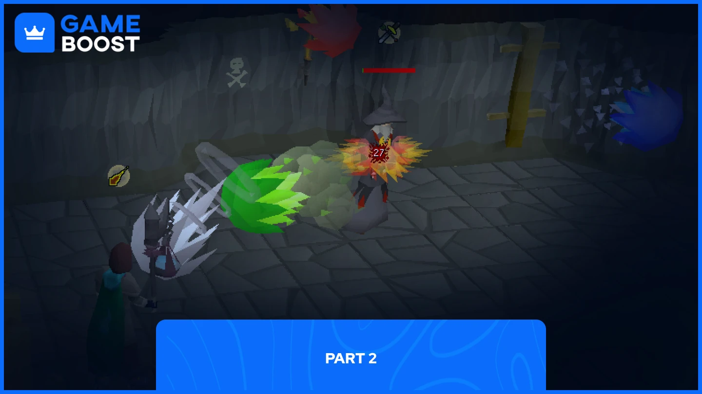 a picture of a player fighting a knight in osrs