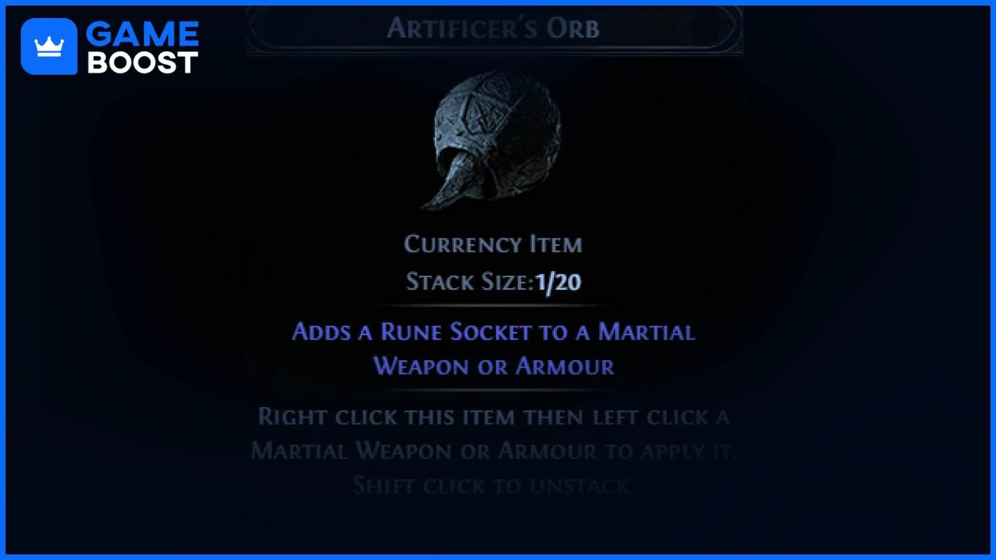 poe 2 artificers orb
