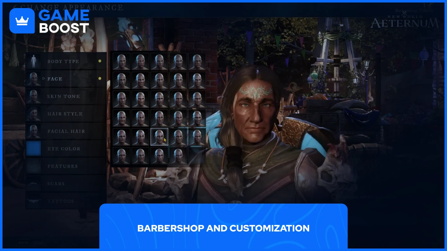 a picture of the new Barbershop in new world