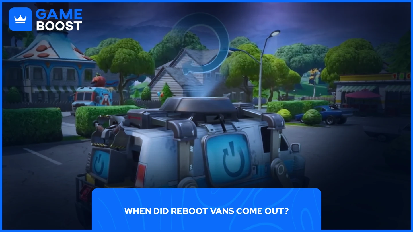 a picture of a reboot van in a park